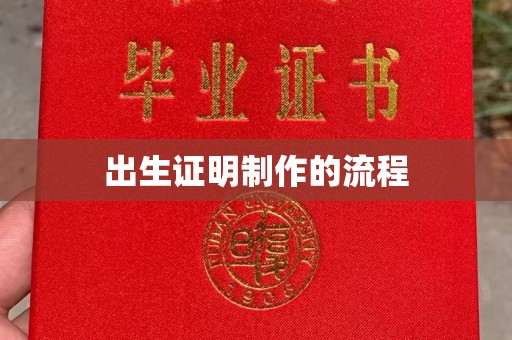 长宁出生证明制作的流程