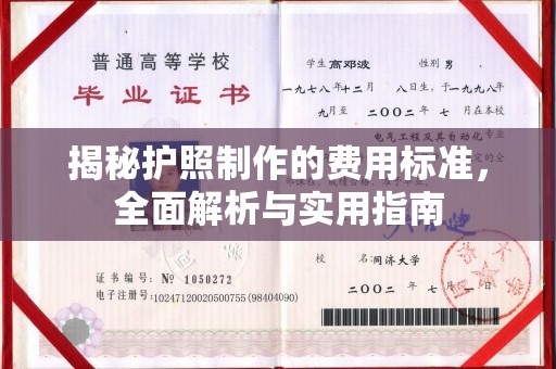 长宁揭秘护照制作的费用标准，全面解析与实用指南