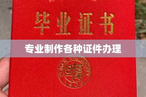 长宁专业制作各种证件办理