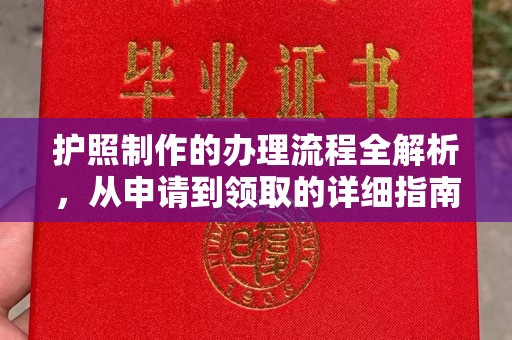 长宁护照制作的办理流程全解析，从申请到领取的详细指南